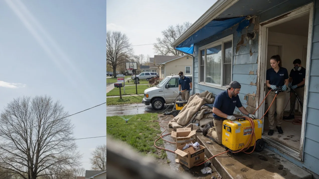 Basement Flood Cleanup in Denton, KY near me